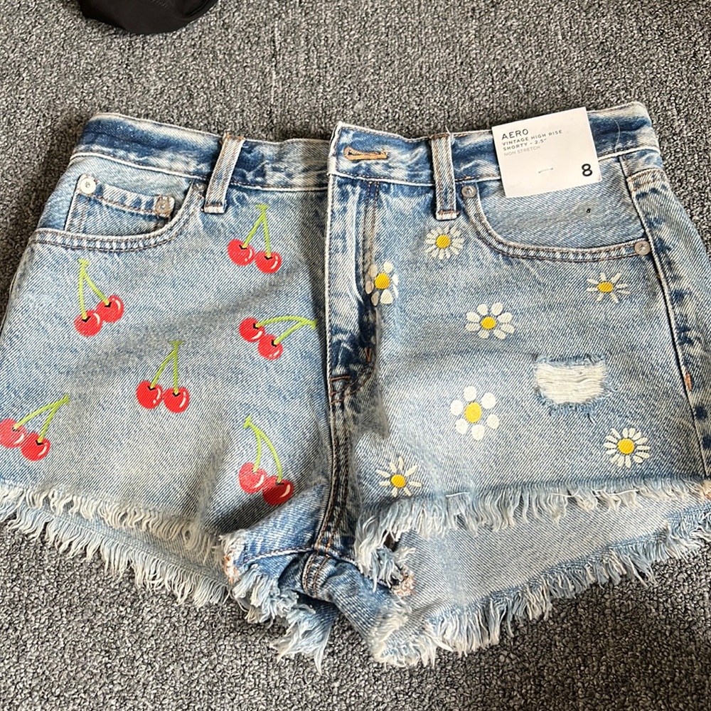 Aeropostale Vintage High Rise Shorty -2.5”